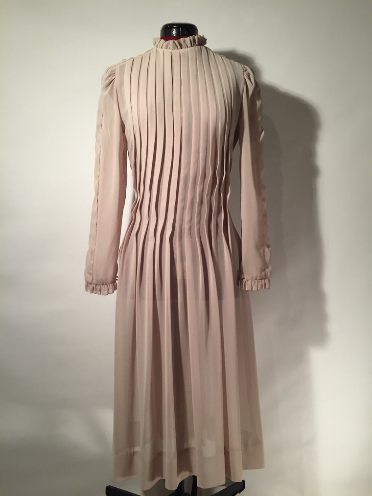 Vintage Tan Albert Nipon Dress