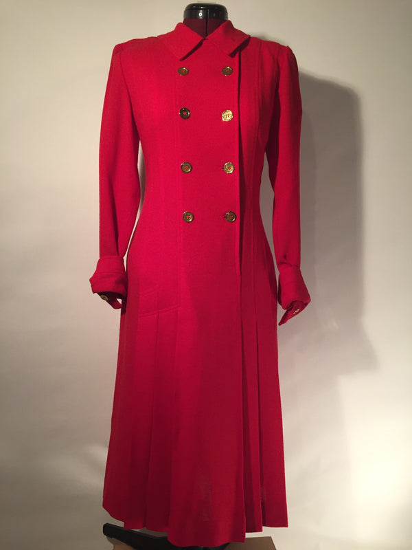 Vintage Red Albert Nipon Dress