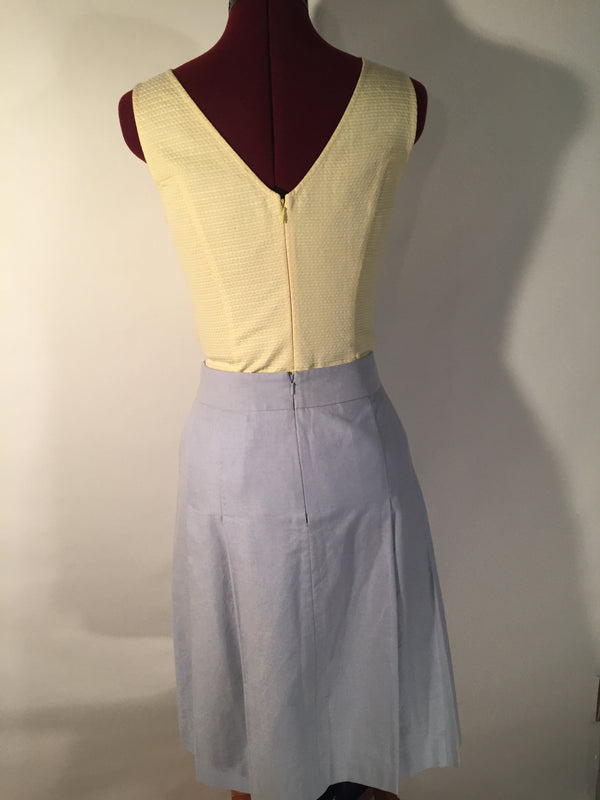 365 Brooks Brothers Pale Blue Skirt