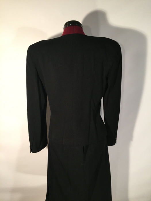 Vintage Christian Dior black suit