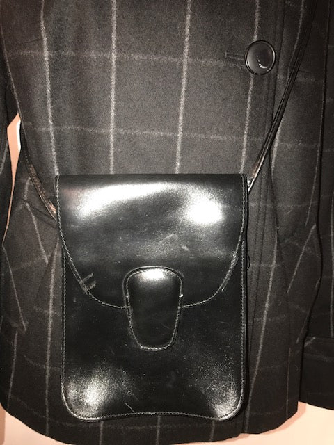 Nine West Black Leather Crossbody