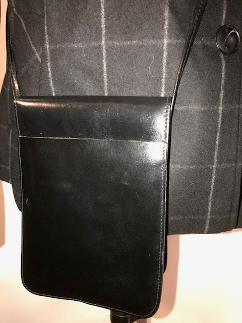 Nine West Black Leather Crossbody