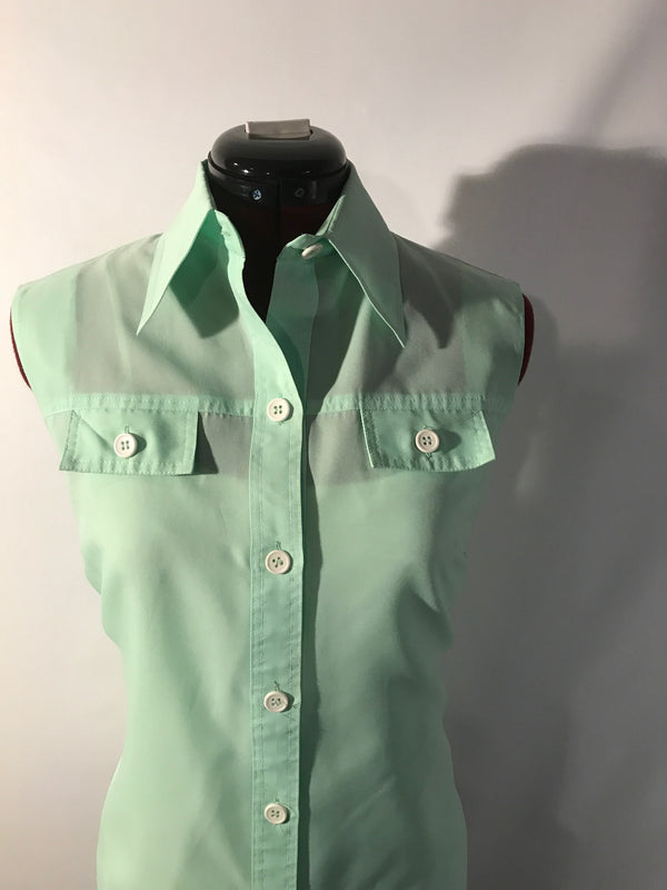Vintage Lady Manhattan Green Shirt
