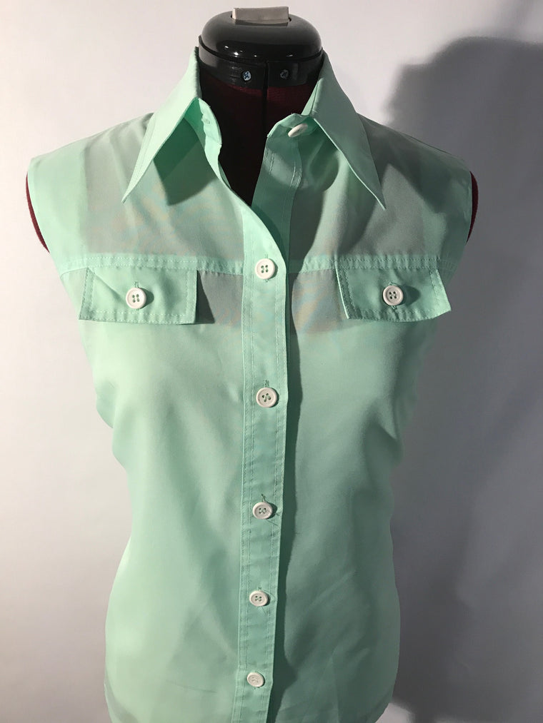 Vintage Lady Manhattan Green Shirt