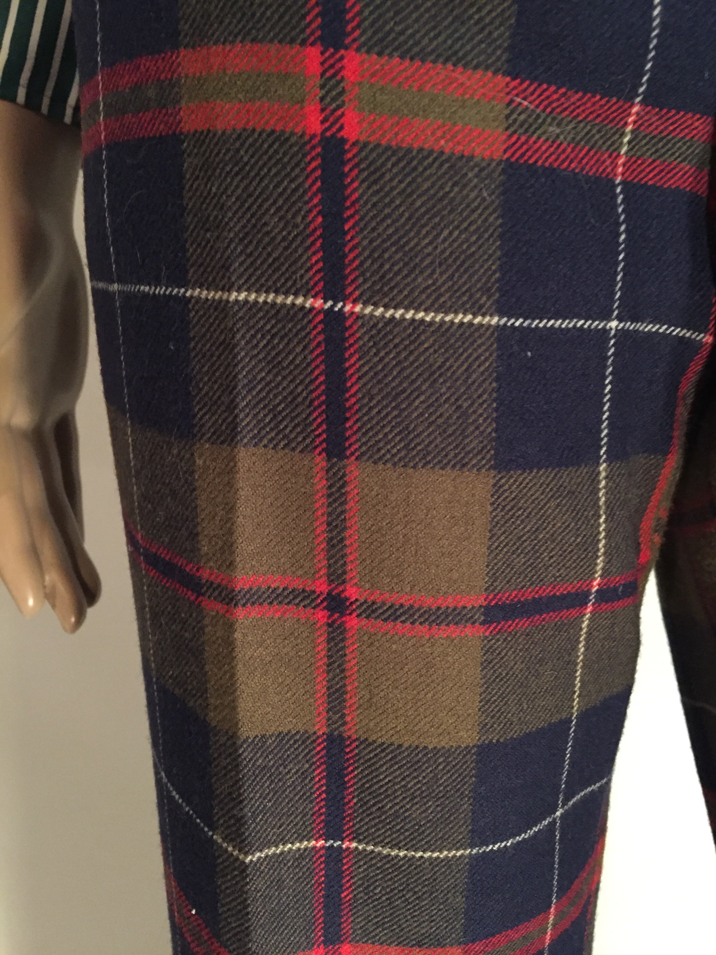 j crew green plaid pants