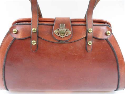 Vintage John Romain Leather Purse Handbag