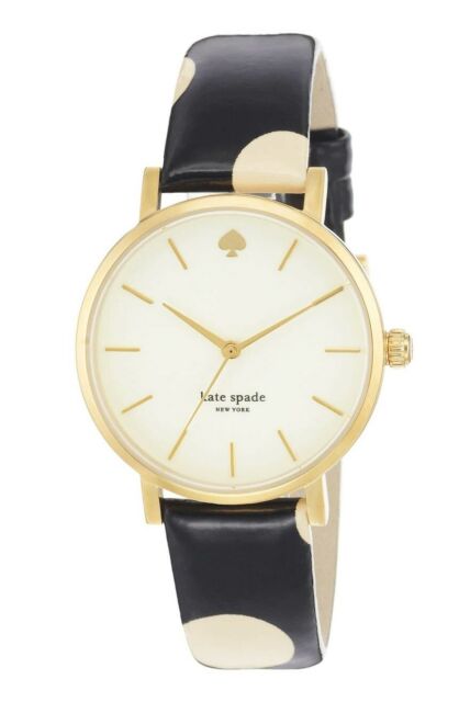 Kate Spade NY Ladies' Metro Polka Dot Leather Strap Watch