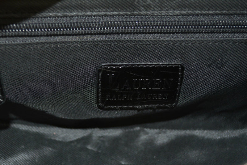 Ralph Lauren Bag. Black Croc Purse