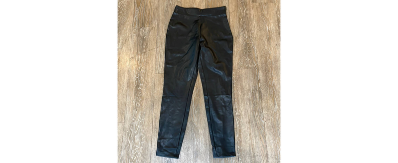 Leith• Black Faux Leather Pants  Leith size  S
