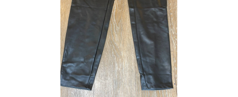 Leith• Black Faux Leather Pants  Leith size  S