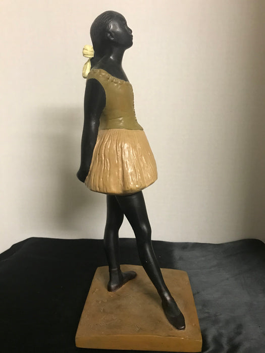 Edgar Degas "Little Ballerina" Small statuette, painted bronze