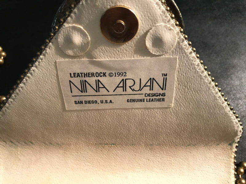 Nina Arjani for Leatherock small cross-body bag