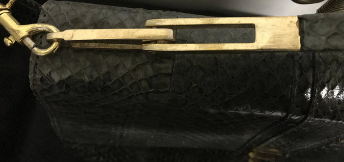 Vintage Pierre Cardin Snakeskin Handbag