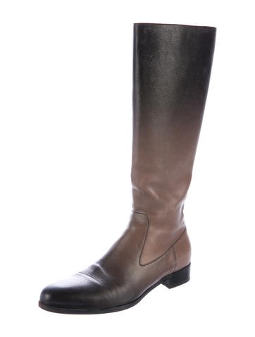 Prada Ombré Knee-High Boots size 38