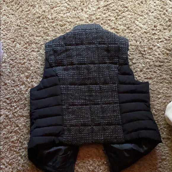 Ruff Hewn Gray/Black Quilted Full Zip Puffer Vest Size 2XL