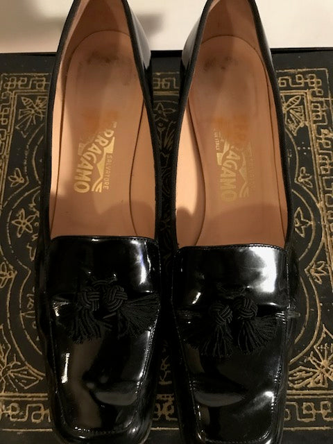 Salvatore Ferragamo Black Flats