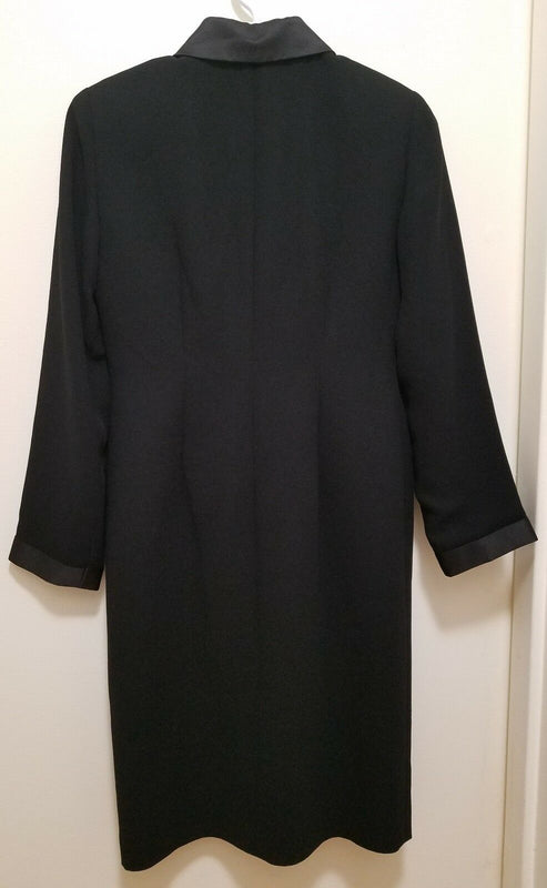 Talbots Dress Suit Button-up Long Sleeve Black