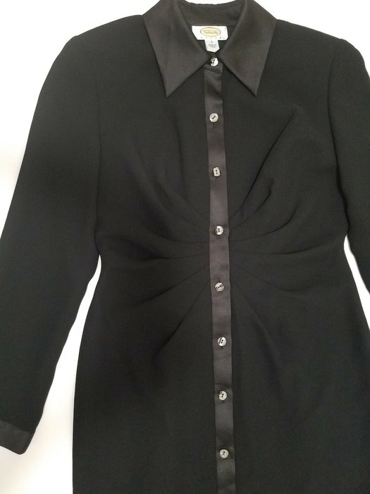 Talbots Dress Suit Button-up Long Sleeve Black