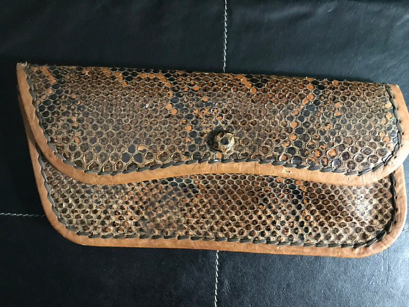 Vintage Snake Skin Clutch