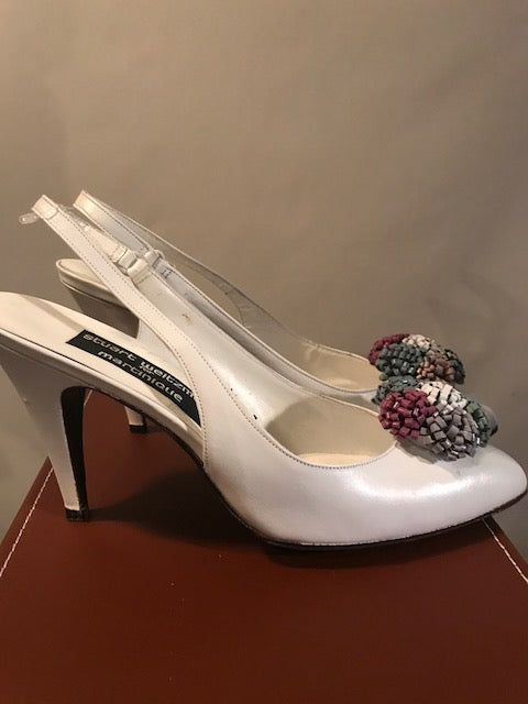 Vintage Stuart Weitzman for Martinque ® white Pumps