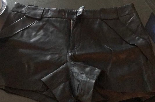 Walter Baker Victor Leather Shorts