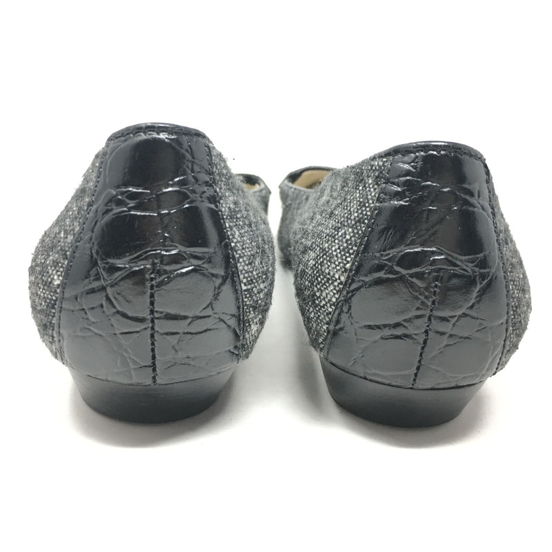 Women's Talbots Ballet Flats Loafers Shoes Size 8.5B Black White Career