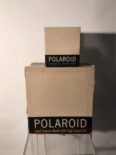 Vintage 1960's Polaroid Land Camera Model 800 Original Case Accessories