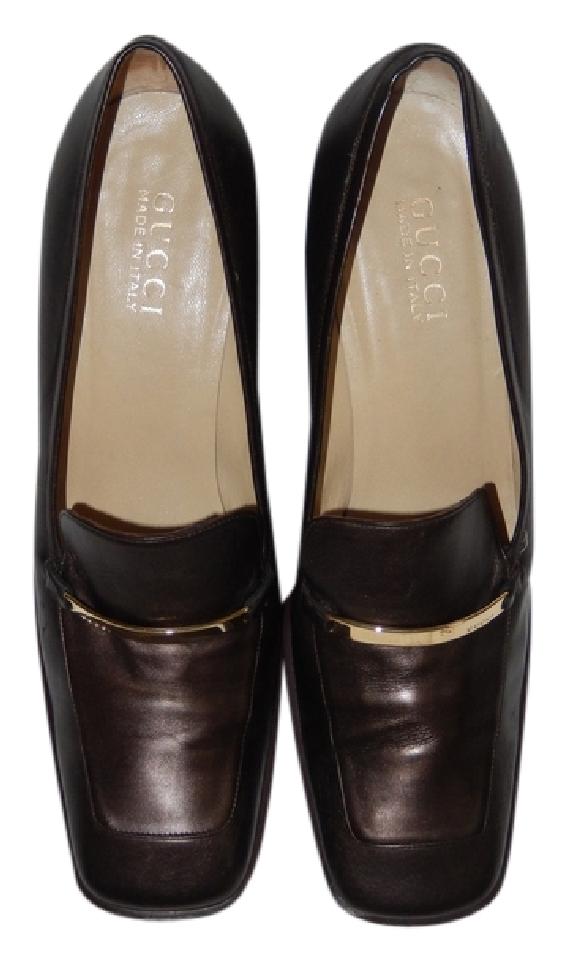 Gucci Medium Brown with Slight Bronze Sheen Pumps