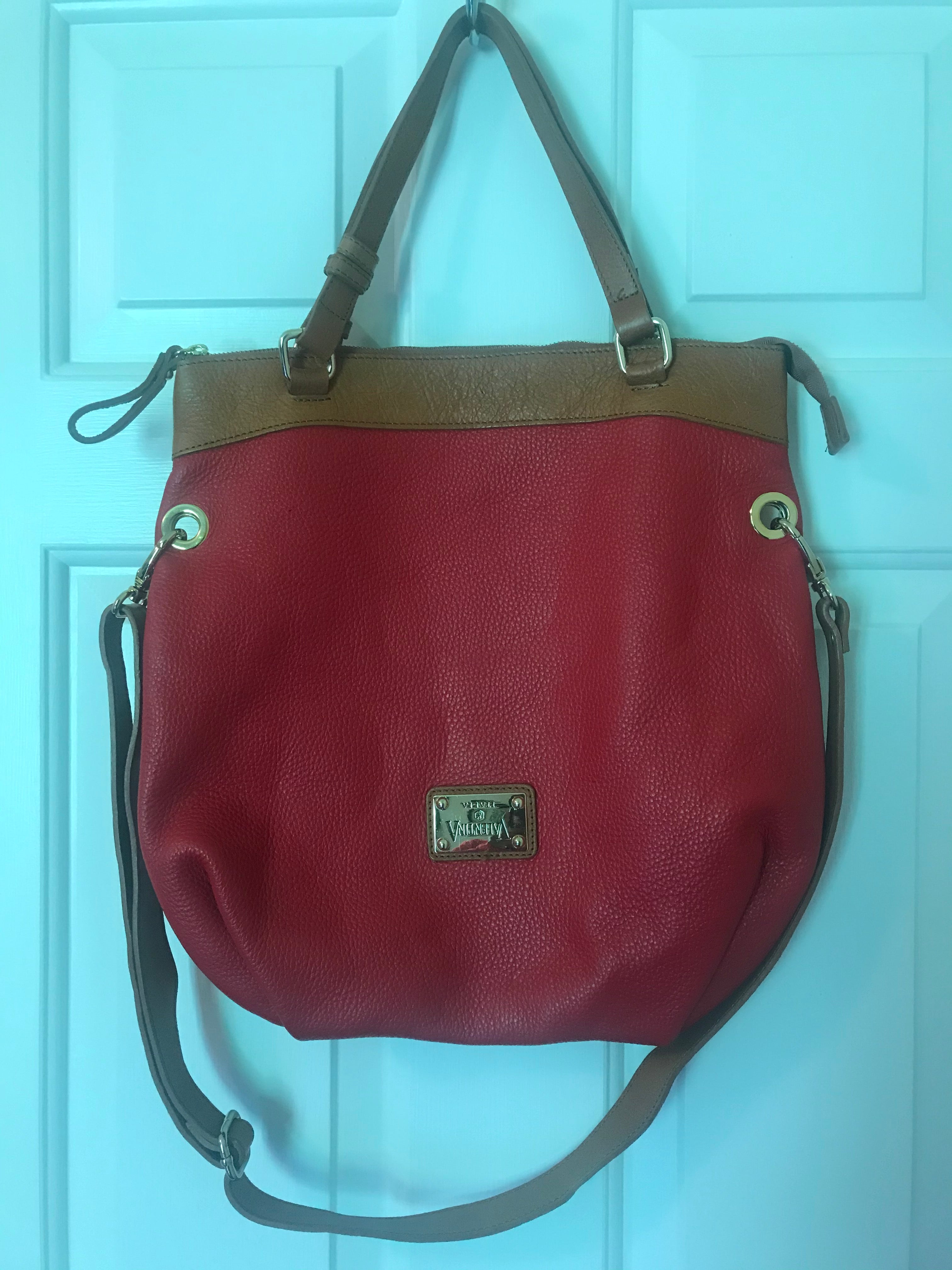 Valentina Italia Hobo Bag Red