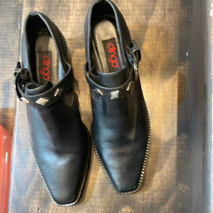 Dingo Embossed Leather Booties