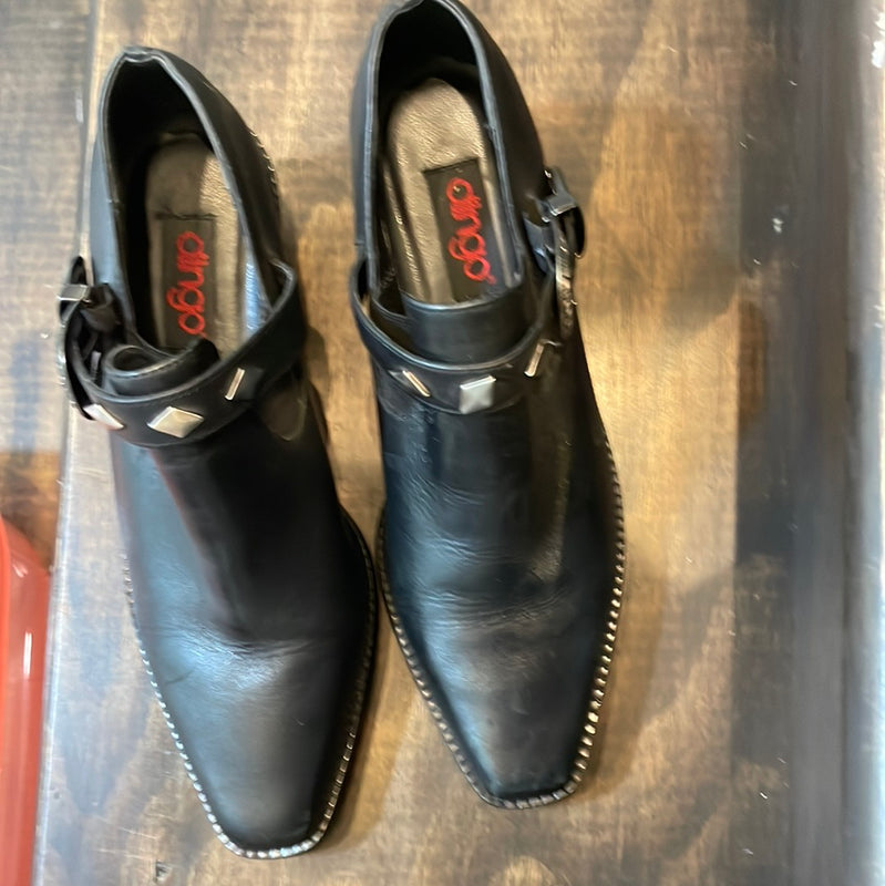 Dingo Embossed Leather Booties