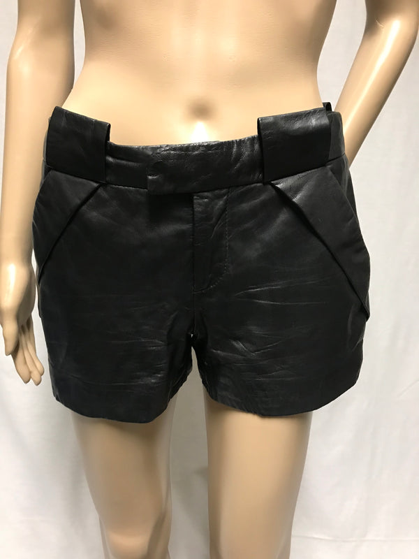 Walter Baker Victor Leather Shorts