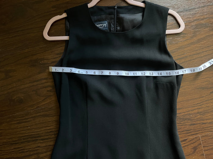 Vintage Black 'Burberrys' Shift Dress