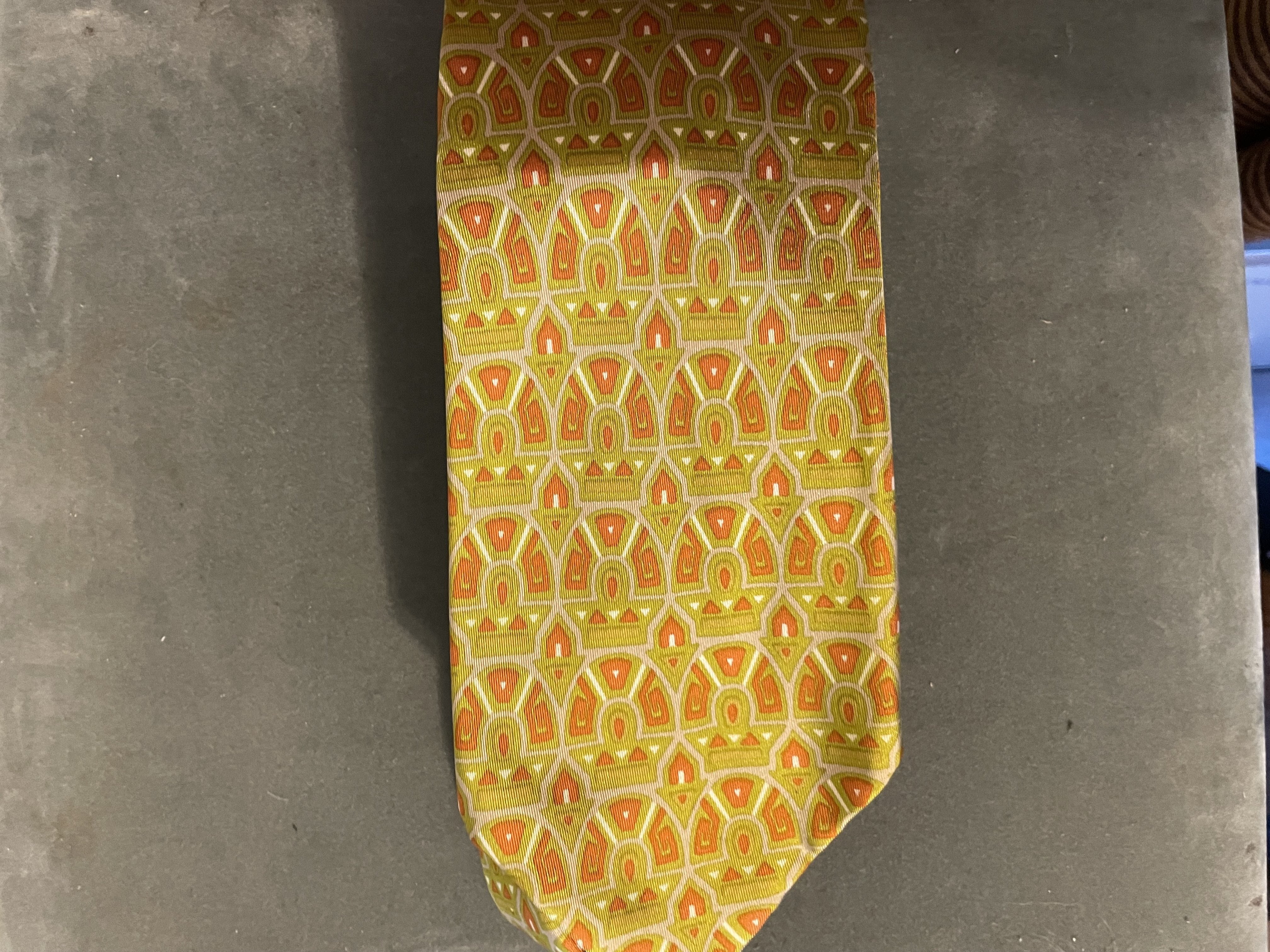 CHRISTIAN DIOR Vintage Multiprint Necktie