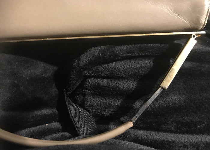 Vintage Tan leather SUSAN GAIL clutch purse