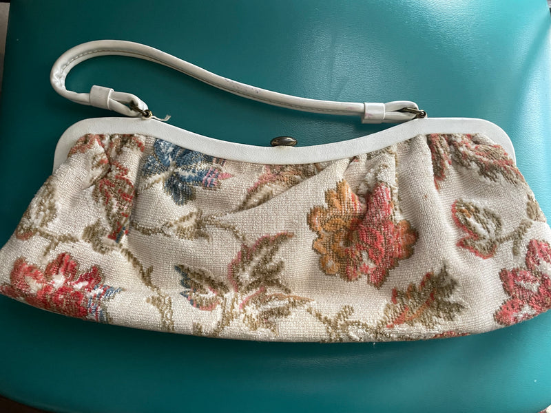 Vintage Tapestry Frame Bag