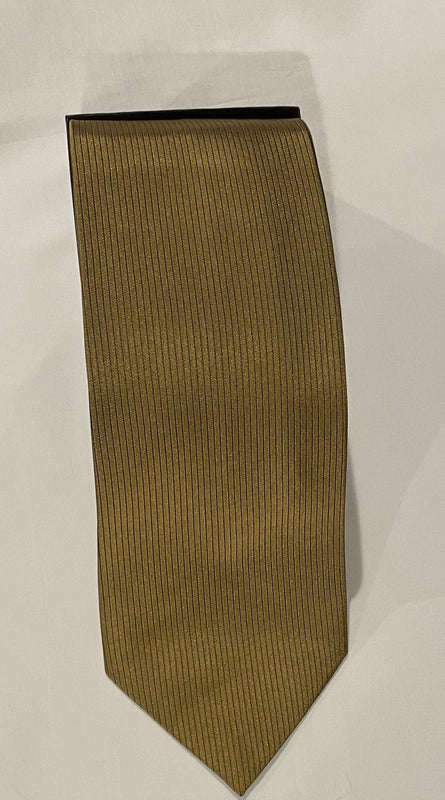 Gucci Gold Raw Silk Tie