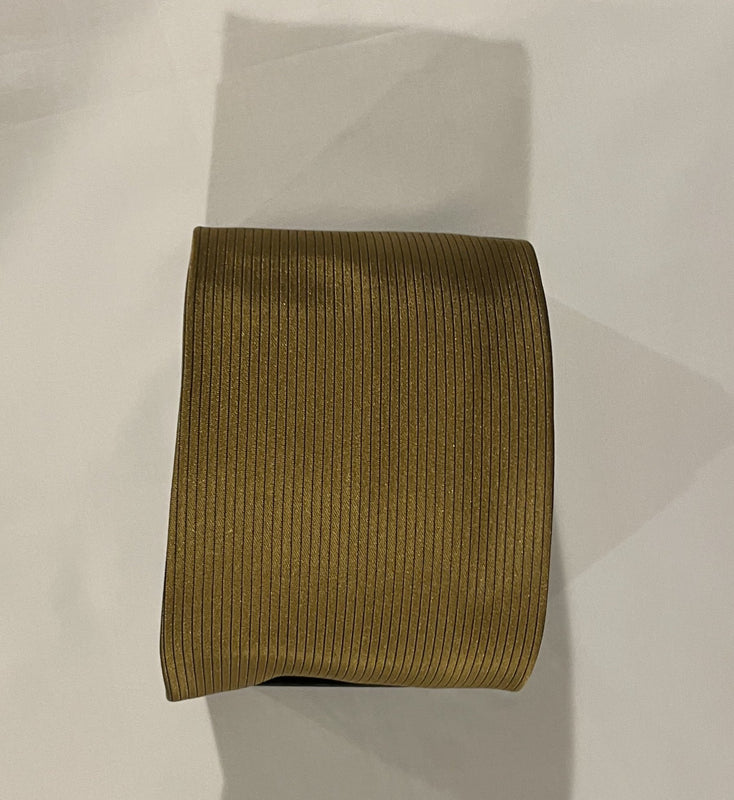 Gucci Gold Raw Silk Tie