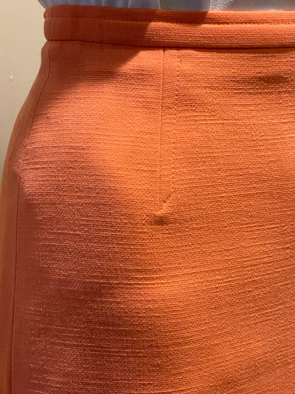 Escada Peach Pencil Skirt US 34