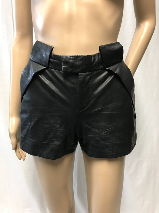 Walter Baker Victor Leather Shorts