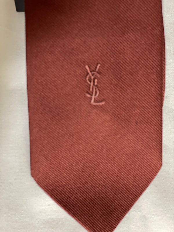 Yves Saint Laurent Men's Vintage Rust Brown Yves Saint Laurent