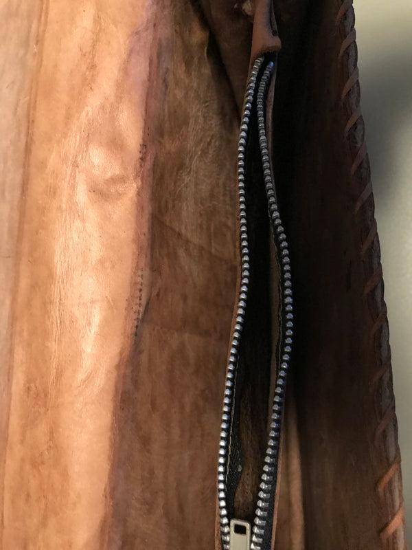 African Python Snake Skin Clutch / Shoulder Bag
