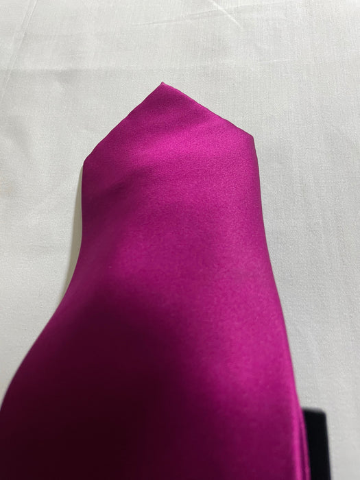 Gianfranco Ruffini Italy Hot Pink Silk Tie 60" Necktie