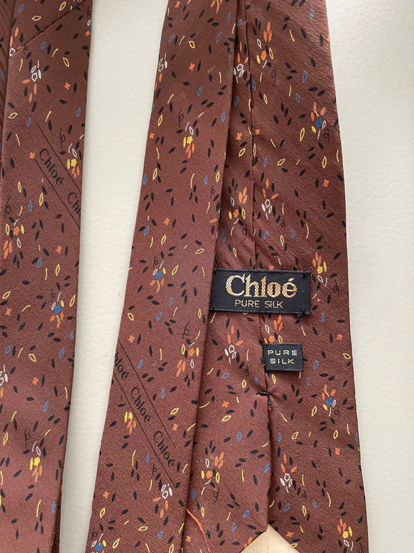 Vintage CHLOE Tie Silk Tie