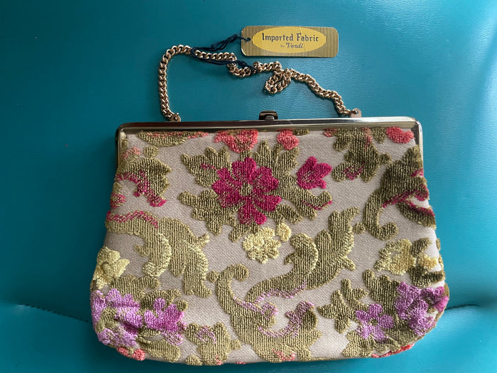 Vintage  Verti Tapestry purse with original tags