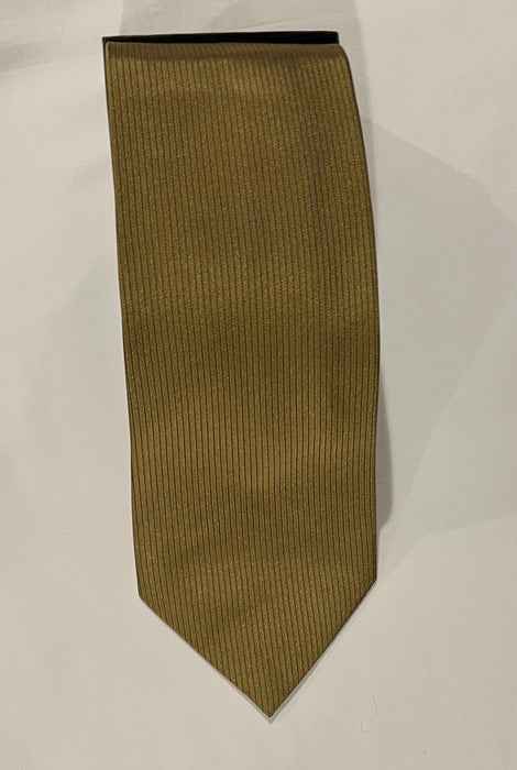 Gucci Gold Raw Silk Tie