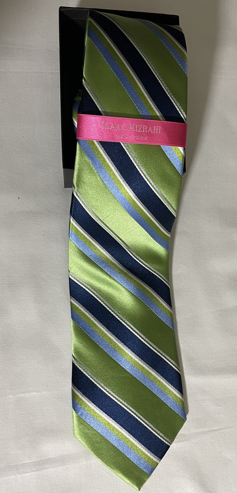 Isaac Mizrahi  New York Neck Tie multi-colors Nice!