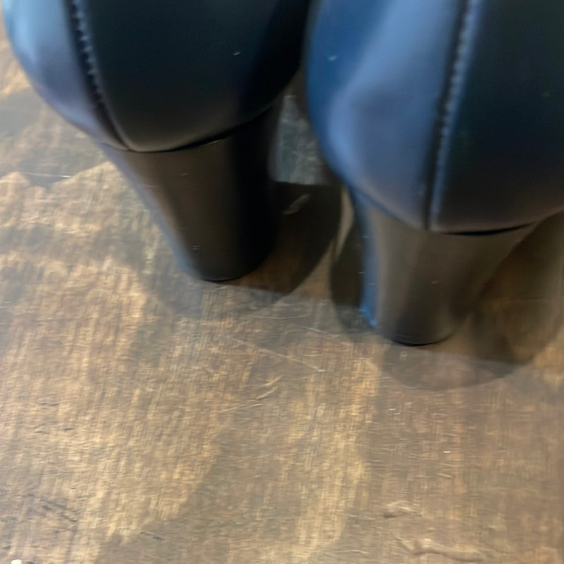 Valleverde Italian Comfort Shoes Pumps Chunky Heels Square Toes