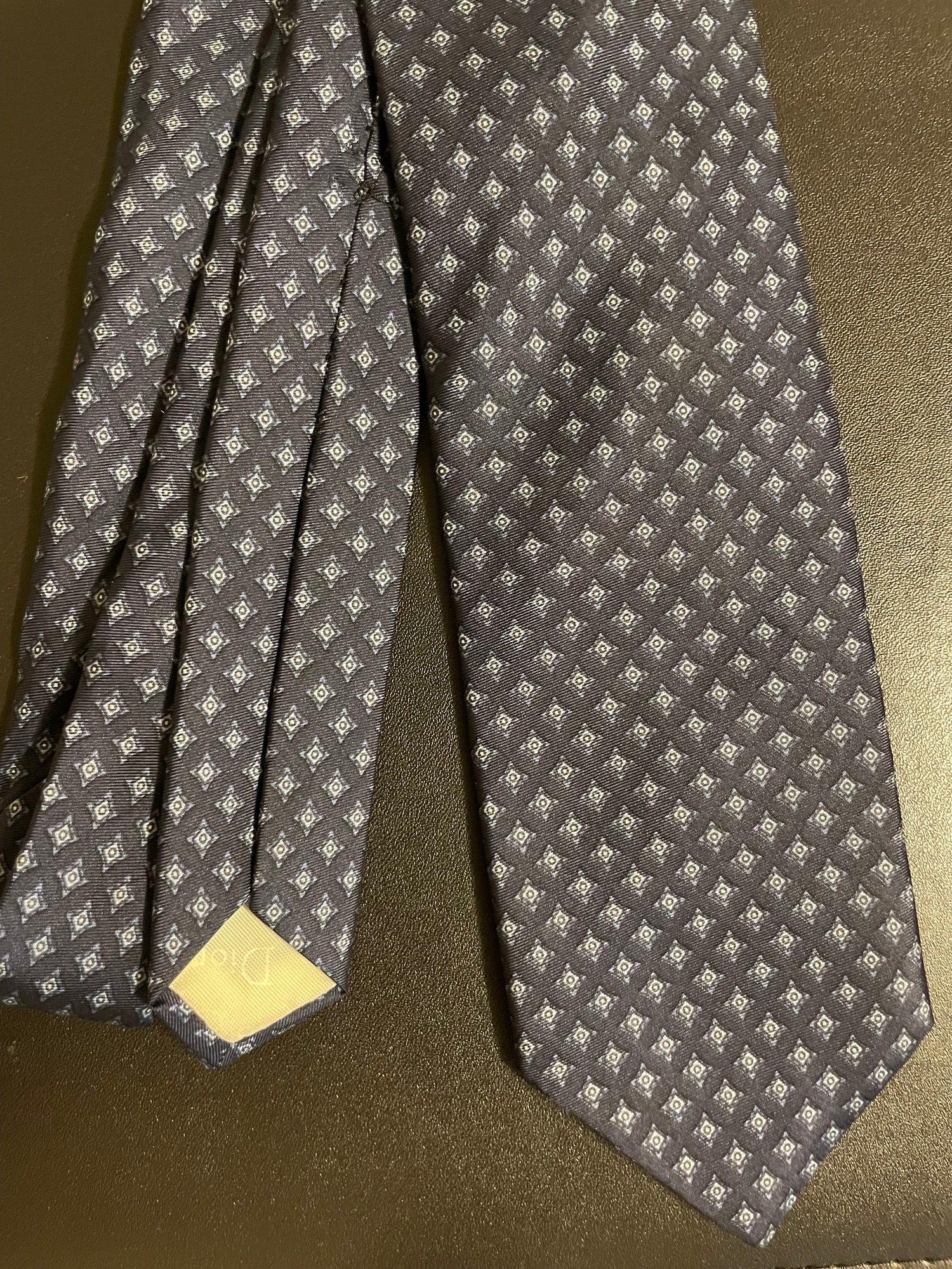 Christian Dior Cravates Print Neck Tie