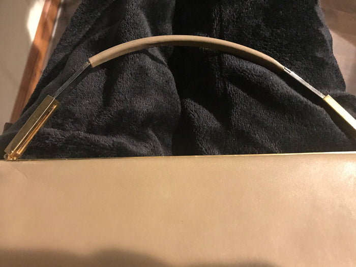 Vintage Tan leather SUSAN GAIL clutch purse